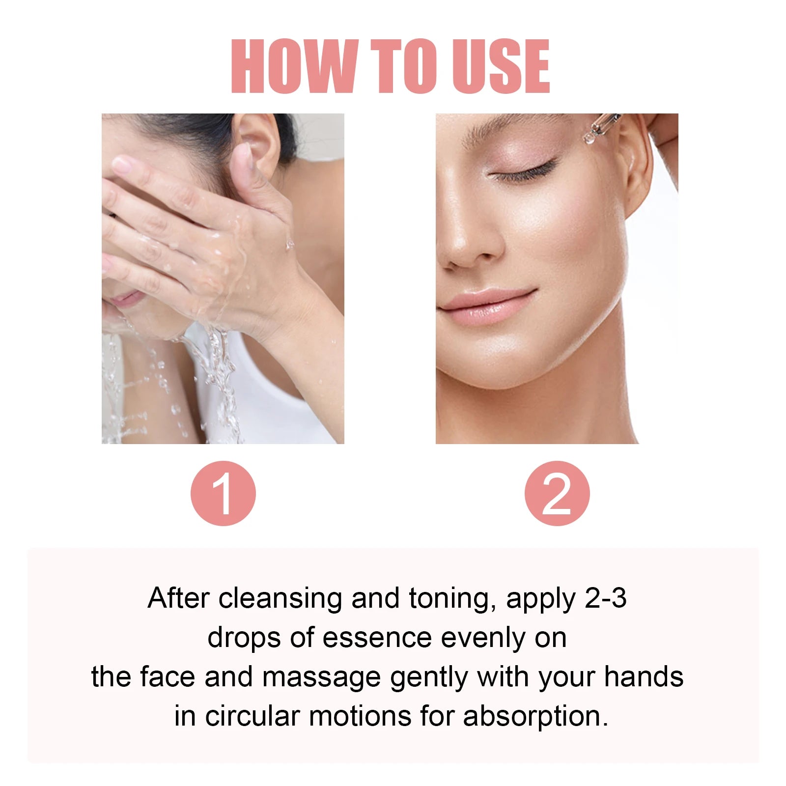 Hoygi Niacinamide Face Serum Firming Skin Fade Fine Lines Pore Shrink Remove Dark Spots Smoothing Skin Glowing Face Serum