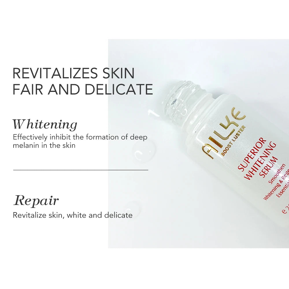 AILKE Whitening Face Care Set For All Skin Types, With Glutathione, Nicotinamide, Reduce Dark Spots, Freckles, Even Skin Tone