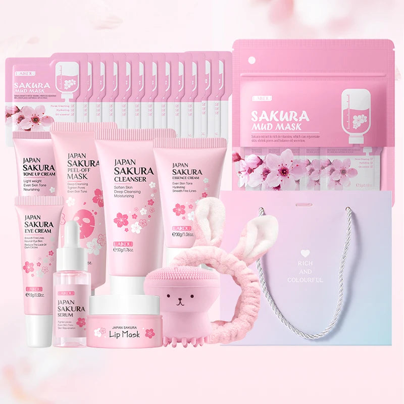 Sakura Skincare Set for Hydrated