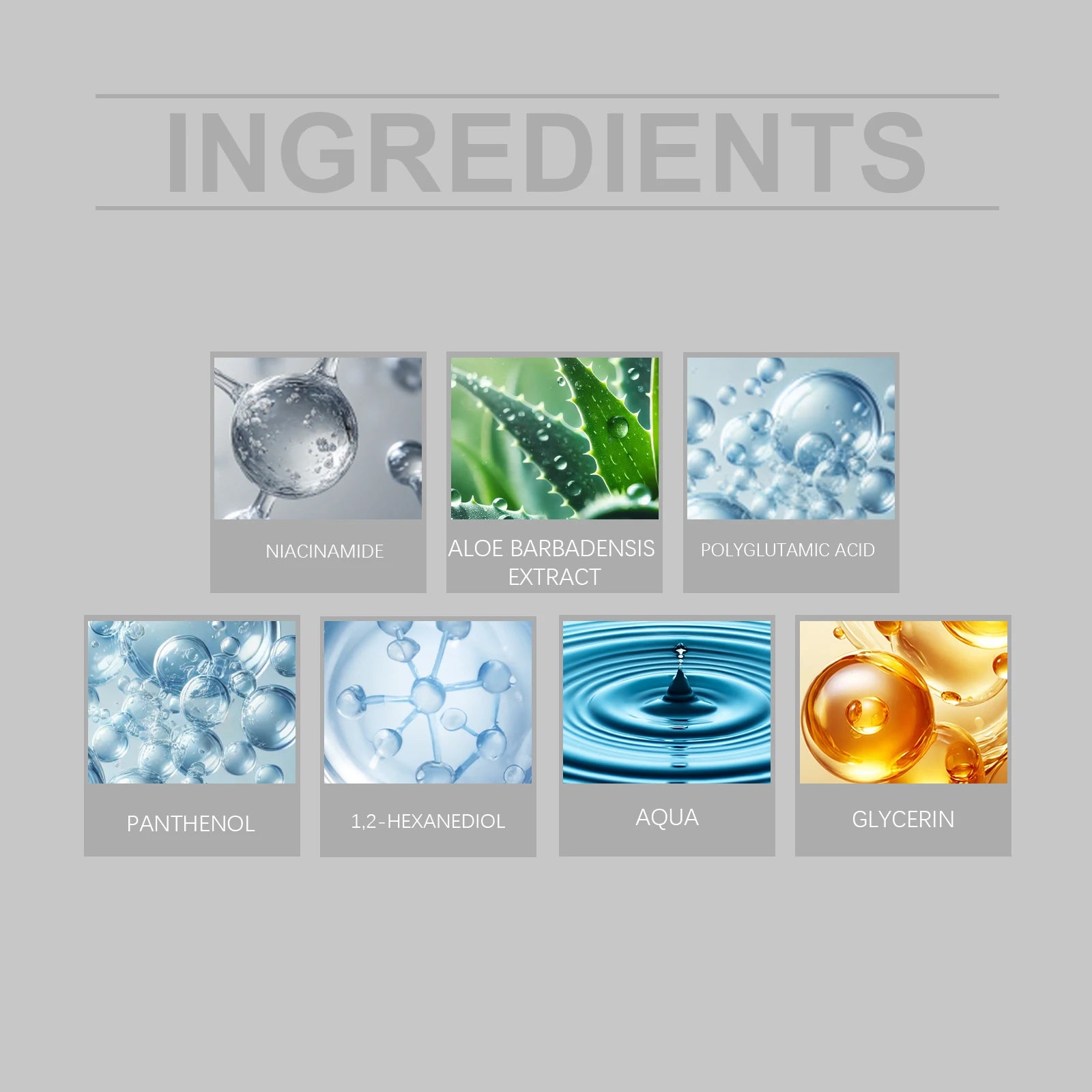 HOYGI Nicotinamide Whitening Spray Skin Brightening Moisturizing Aloe Toner Hydrating Repair Soothing Face Mist Dry Skin Care