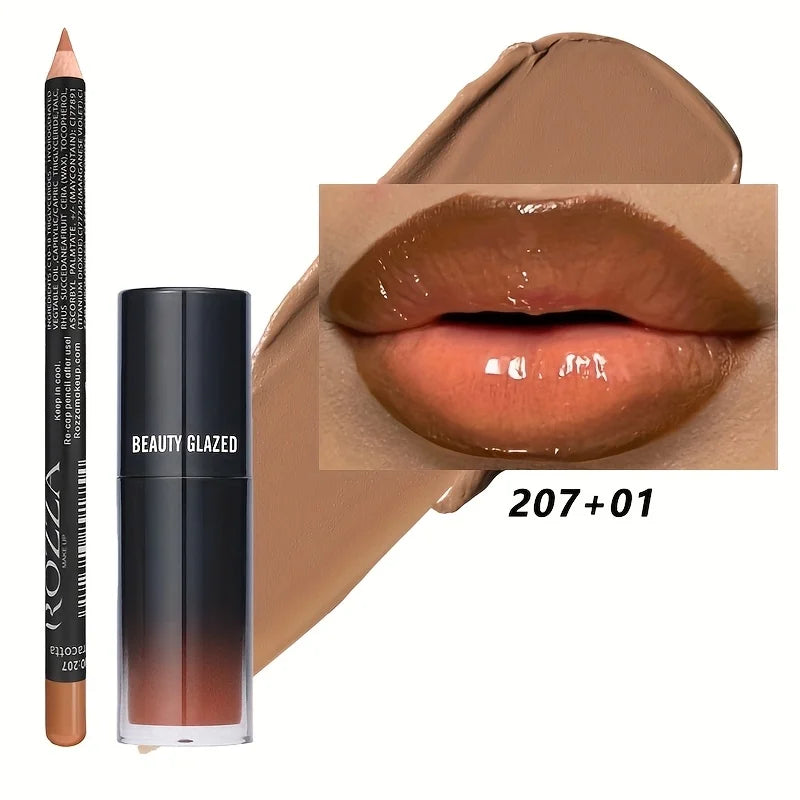 Everyday Lip Liner and Lip Oil Duo Set