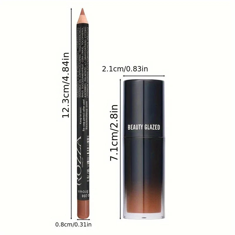 Everyday Lip Liner and Lip Oil Duo Set
