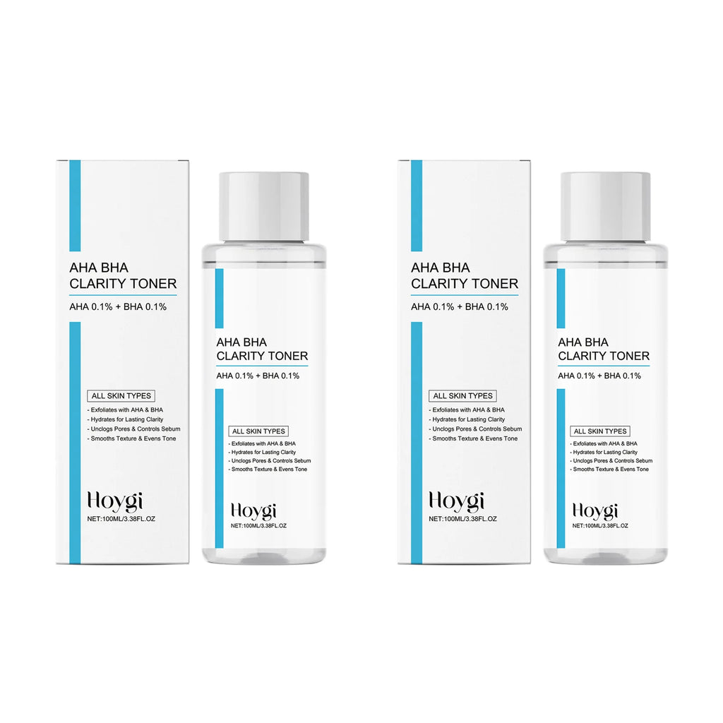 AHA BHA Toner Gentle Exfoliating Toner for Oily Skin Pore Refining Soothing Hydrating Facial Essence Daily Oil Control Skincare
