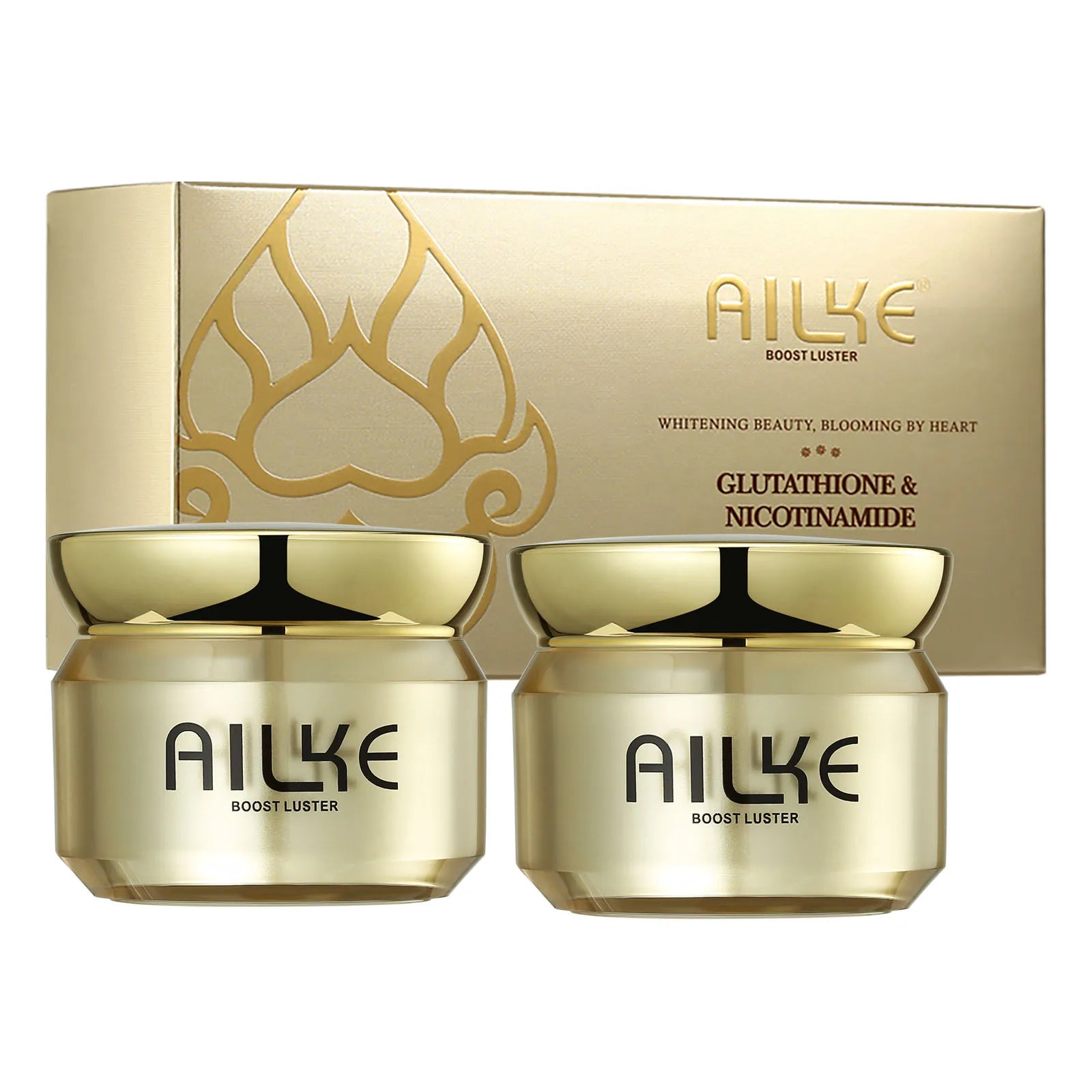 AILKE Whitening Face Care Set For All Skin Types, With Glutathione, Nicotinamide, Reduce Dark Spots, Freckles, Even Skin Tone
