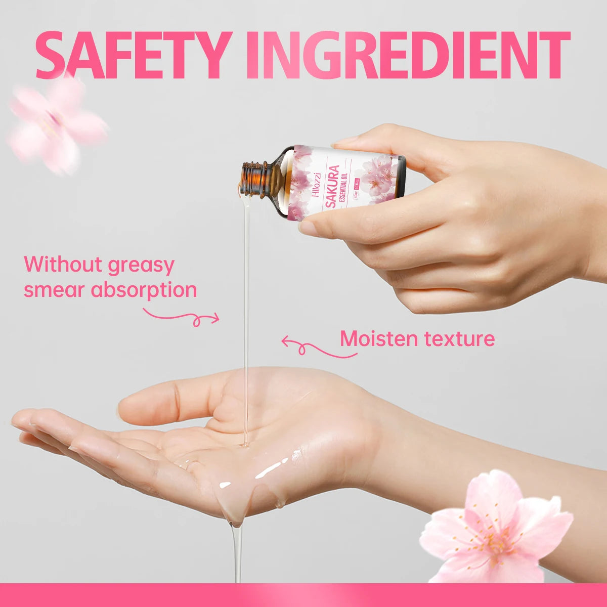 100ml/60ml/30ml Cherry Blossom Essential Oil is suitable for facial skin care, body care, aromatherapy, aromatherapy essential o