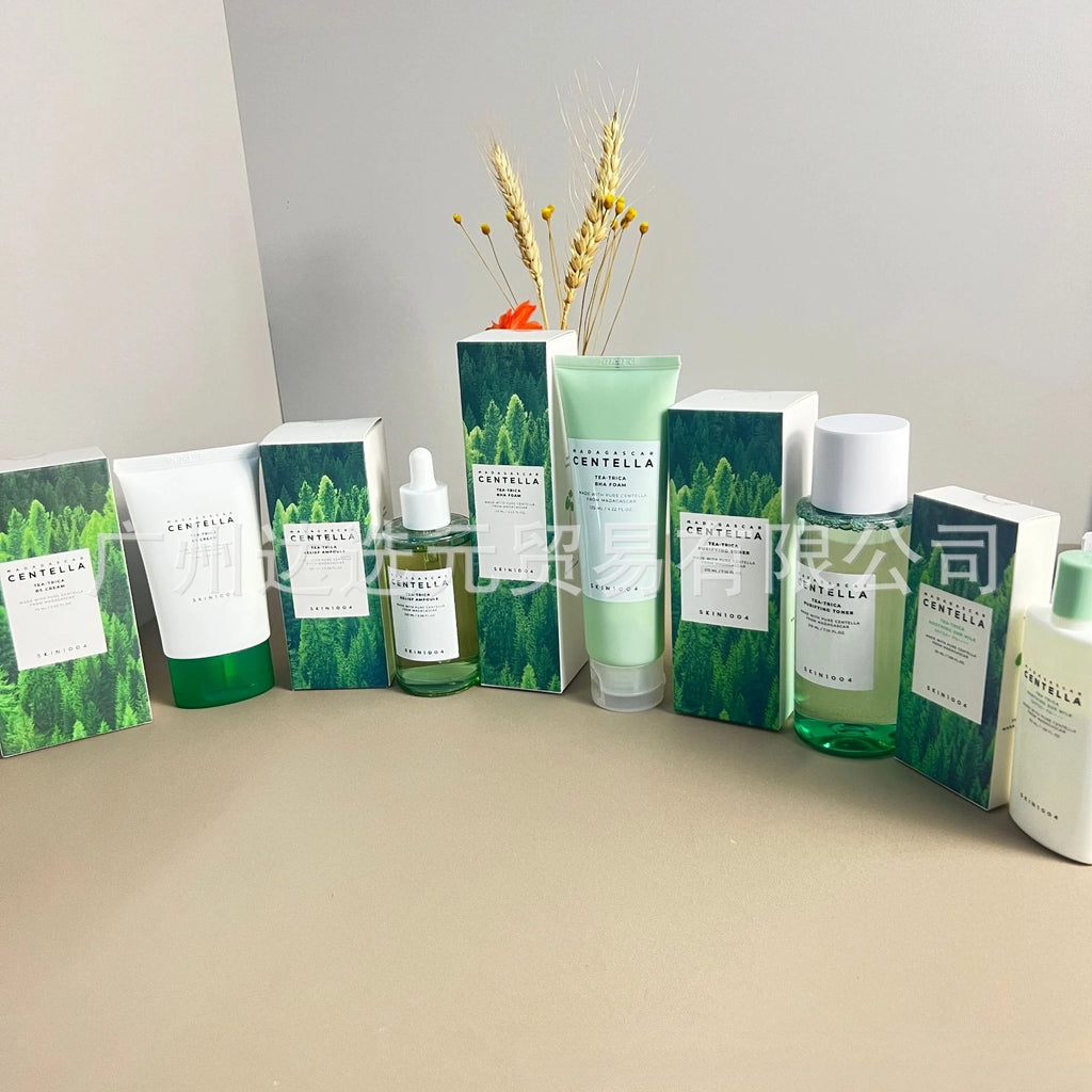 Skin1004 Skin Care Tea Tree Assassin Mask, Essence, Facial Cleaner, Cream, Toner, Makeup Remover, Sunscreen Combination
