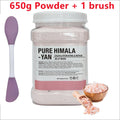 650g Chamomile Hyaluronic Acid Facial Moisturizing Mask Powder with Silicone Brush Increasing Skin Elasticity Rose Jelly Mask