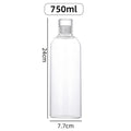 300-1000ML Glass Water Bottle Large Capacity Multi-function Creative Simple Milk Cup Portable Transparent Outdoor Sports Bottle