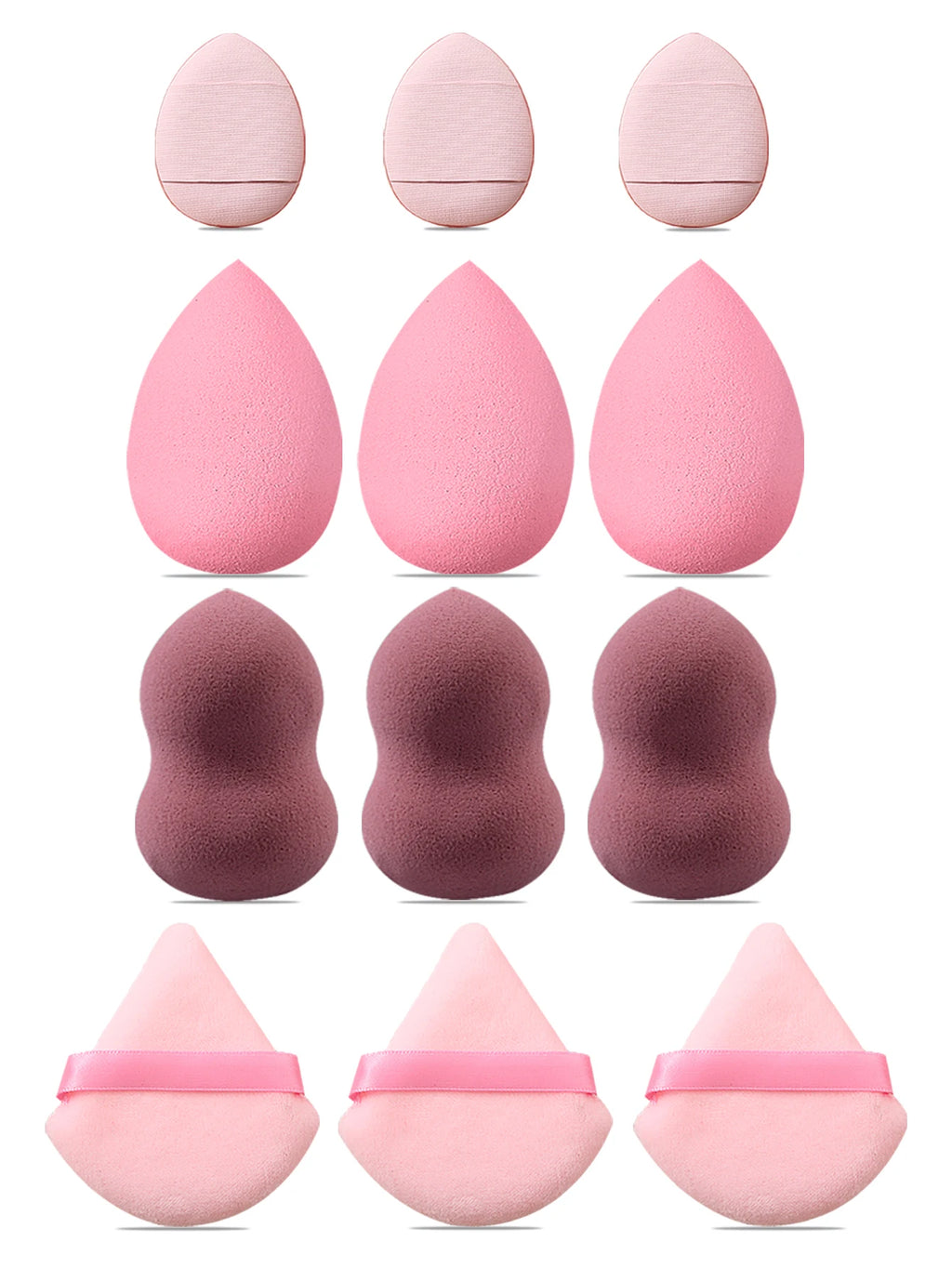Professional makeup brush set, 15 Commonly Used Makeup Brushes, makeup sponge puff, Eyebrow Trimmer, waterproof makeup bag
