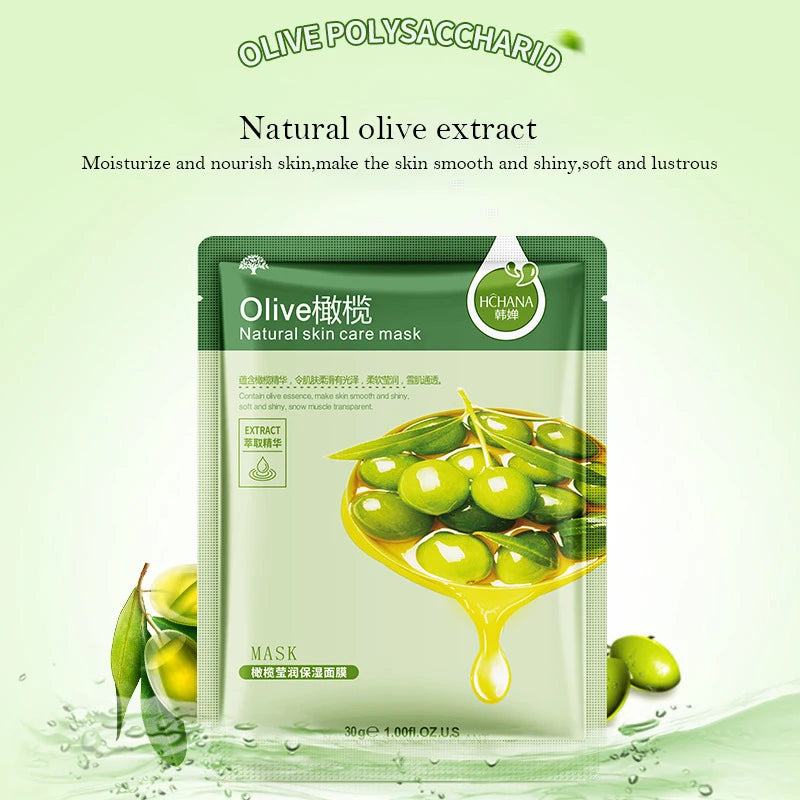 30pcs Fresh Fruit Sheet Masks for Hydrated Glowing Skin