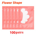 25/50/100Pairs Eye Patches Under Eyelash Pads for Building Hydrogel Paper Patches Lint Free Stickers for False Eyelashes LAUKISS