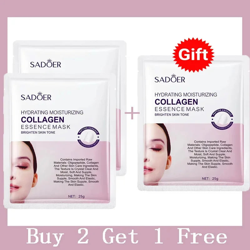 Collagen Facial Mask for Hydrated Smooth Radiant Skin