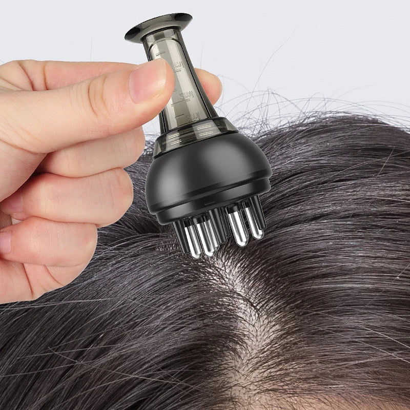 Scalp Applicator Liquid Comb for Hair Growth Serum Oil Nourish Mini Portable Hair Roots Massage Medicine Comb Hair Head Massager