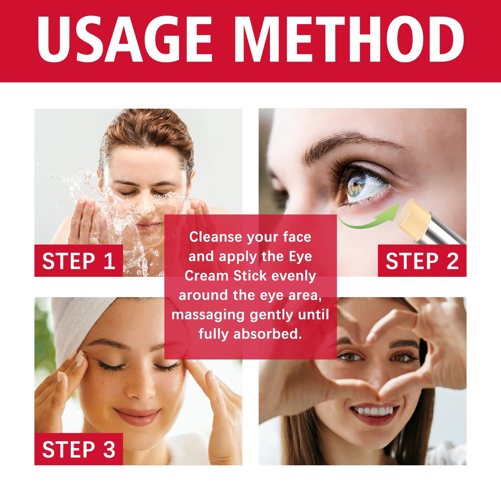 Retinol Eye Cream Stick for Smooth Bright Eyes