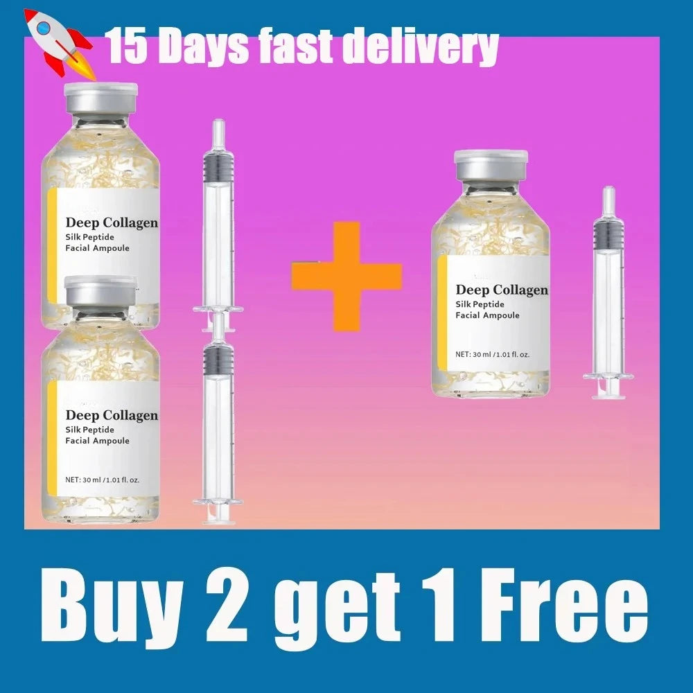 Silk Peptide Intensive Lifting Ampoule |Anti-Aging Serum For Face With Collagen & 30 Peptide Complex  Skin Tightening & Firming