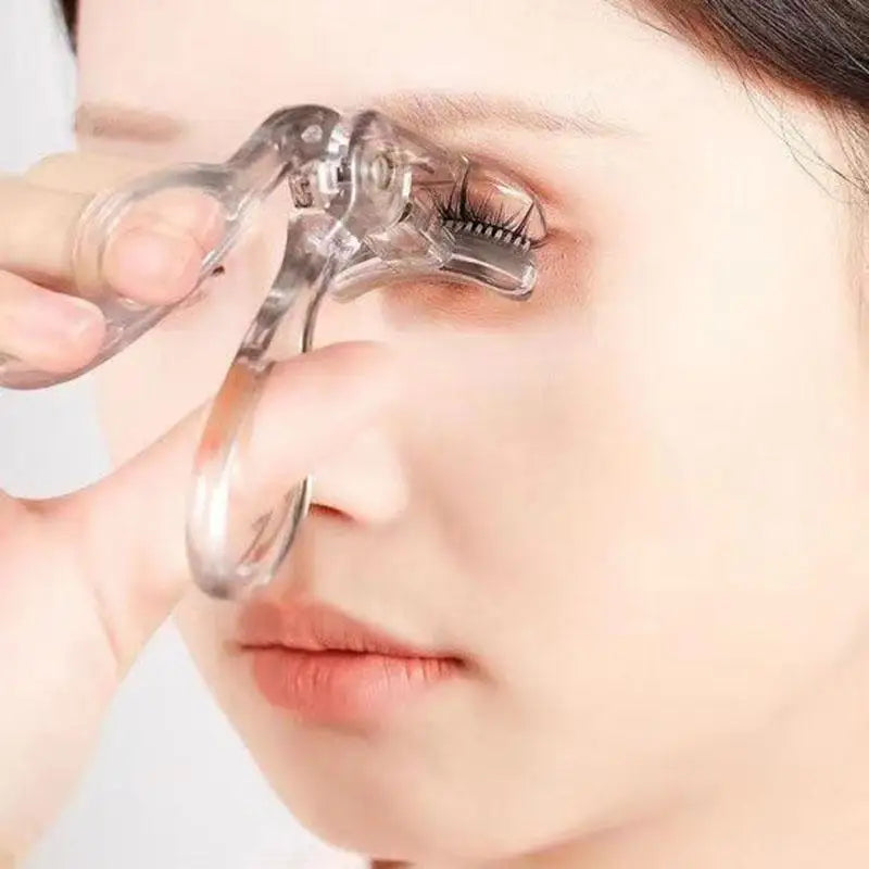 With Frameless Toothed Comb Eye Makeup Tool Professional Curling Tool Portable Wide-Angle Eyelash Clip Lasting Eyelash Curler