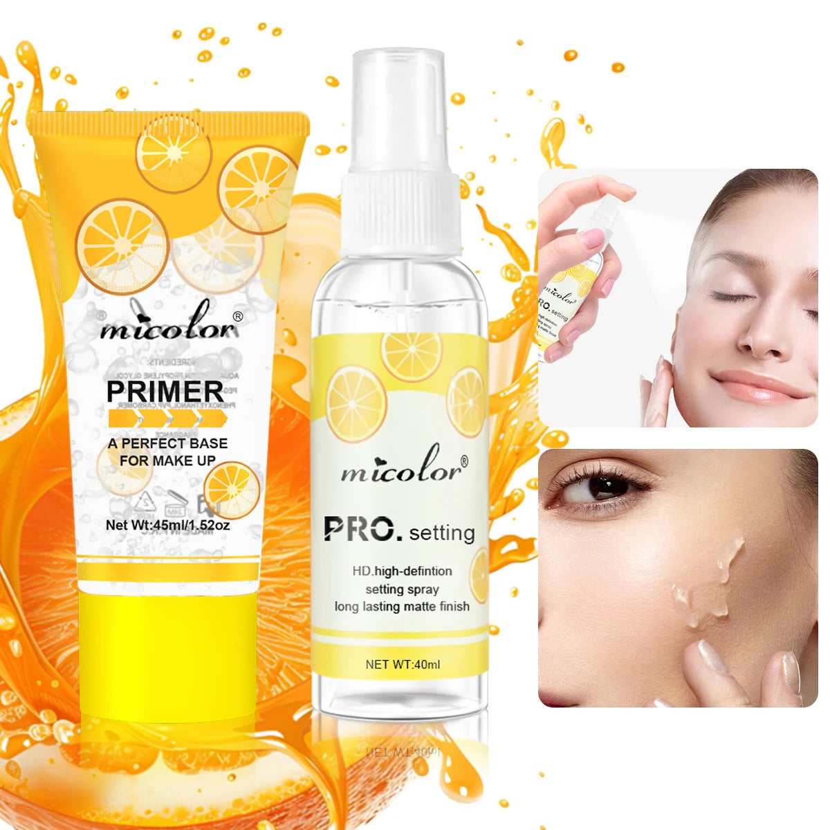 Makeup Primer and Setting Spray Duo Set