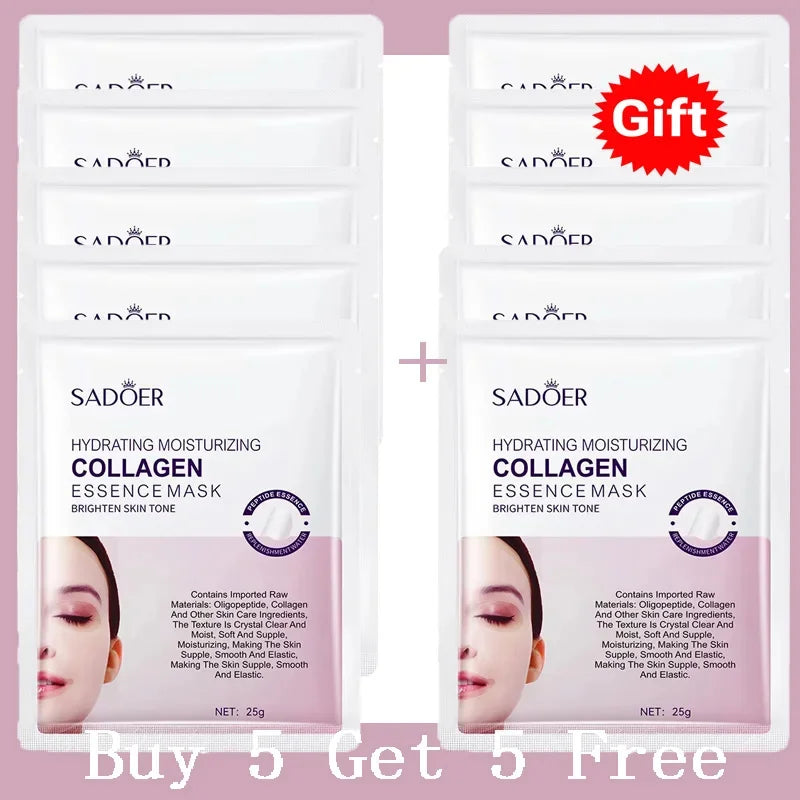 Collagen Facial Mask for Hydrated Smooth Radiant Skin