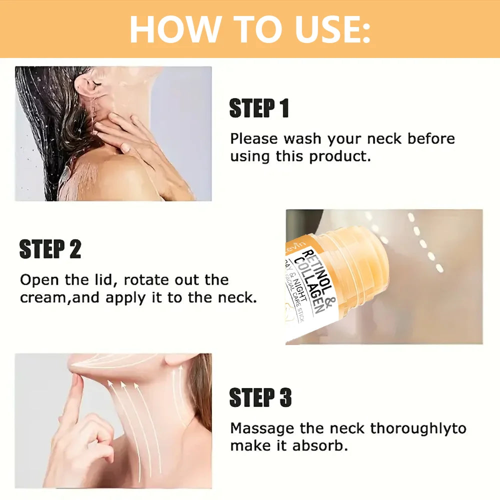 Retinol Collagen Neck Cream for Smooth Firm Skin