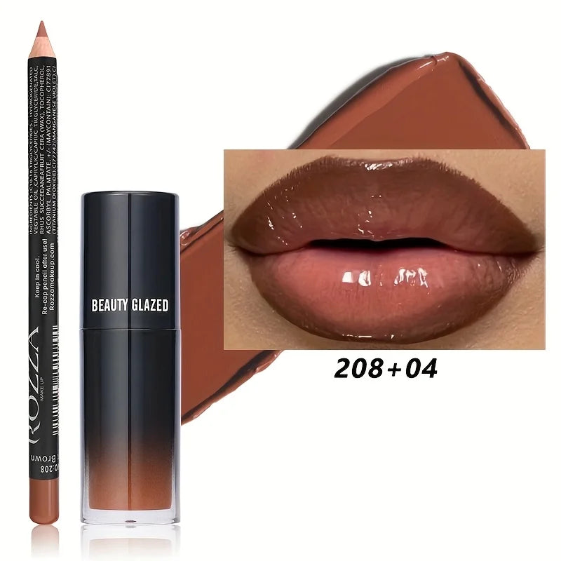 Everyday Lip Liner and Lip Oil Duo Set