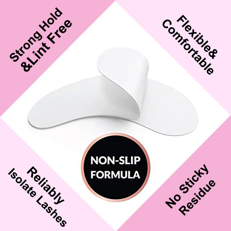 25/50/100Pairs Eye Patches Under Eyelash Pads for Building Hydrogel Paper Patches Lint Free Stickers for False Eyelashes LAUKISS