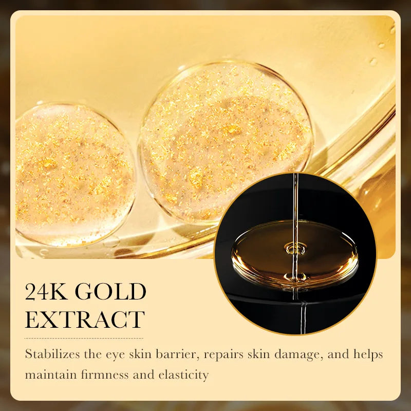 24K Gold Hyaluronic Eye Cream for Bright Eyes