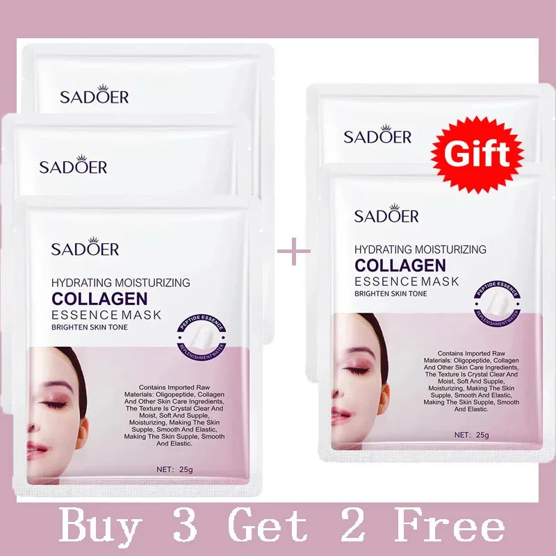 Collagen Facial Mask for Hydrated Smooth Radiant Skin