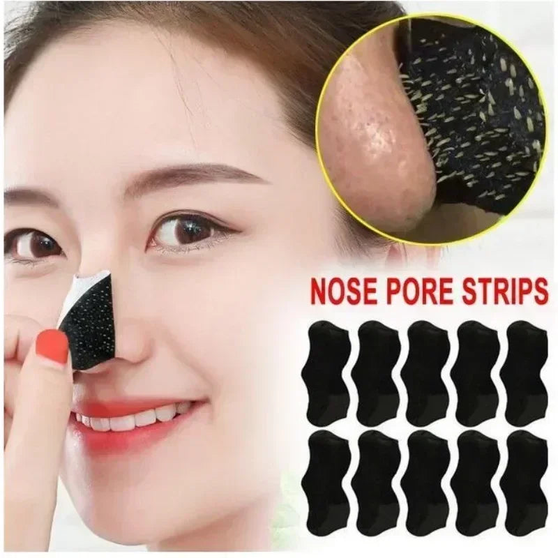 10/50/100 Pieces Facial Blackhead Removal Stickers - Effective Pore And Nose Cleansing Stickers, Gentle Deep Cleansing Care Sti