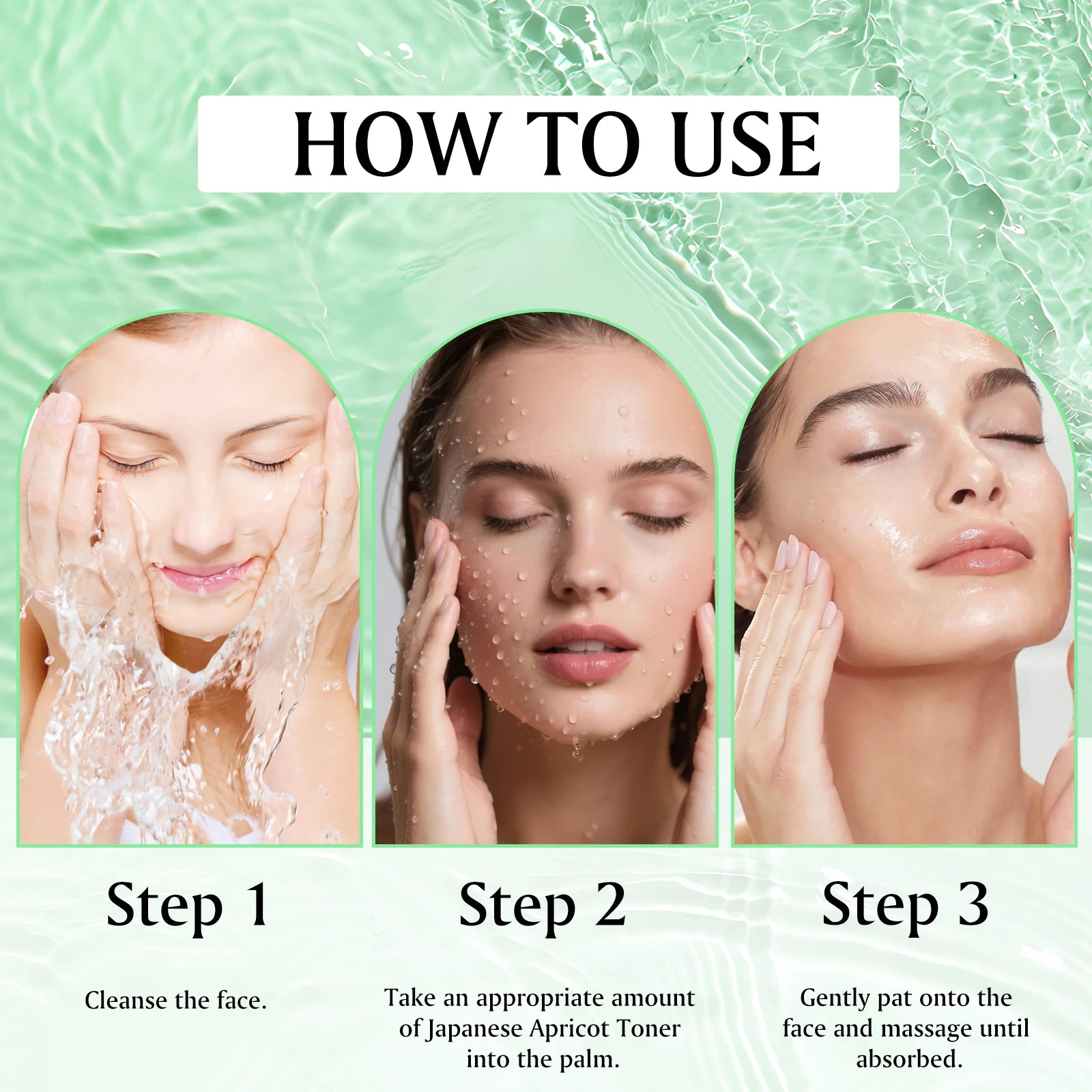 Green Plum AHA BHA Toner Refreshing Facial Essence Moisturizer Mild Exfoliating Salicylic Acid Skin Care Men Women