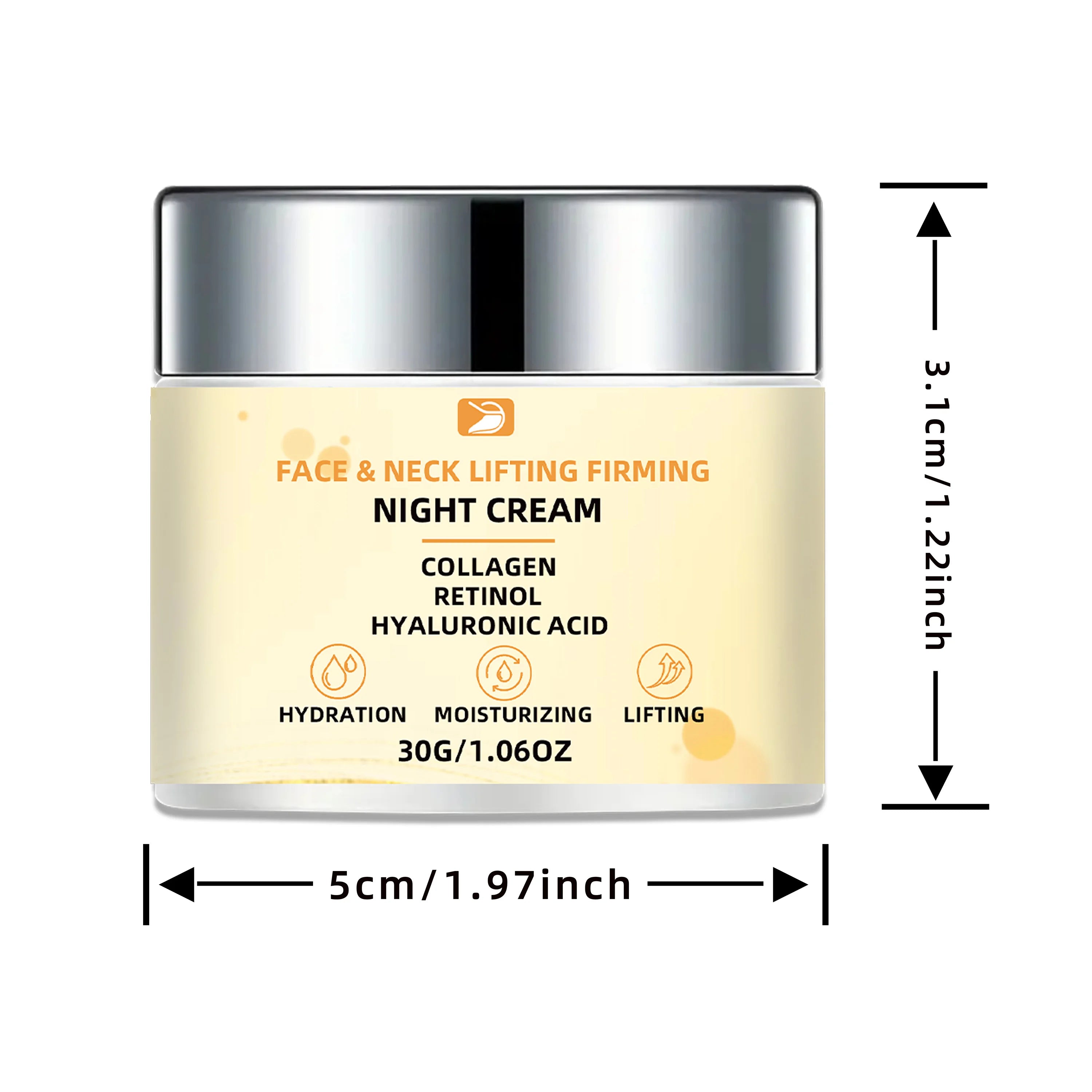 Face & Neck Lifting Firming Night Cream: Firms Face & Neck, Hydrates & Smooths Light Skin. Non-Greasy, Skincare Lovers' Choice