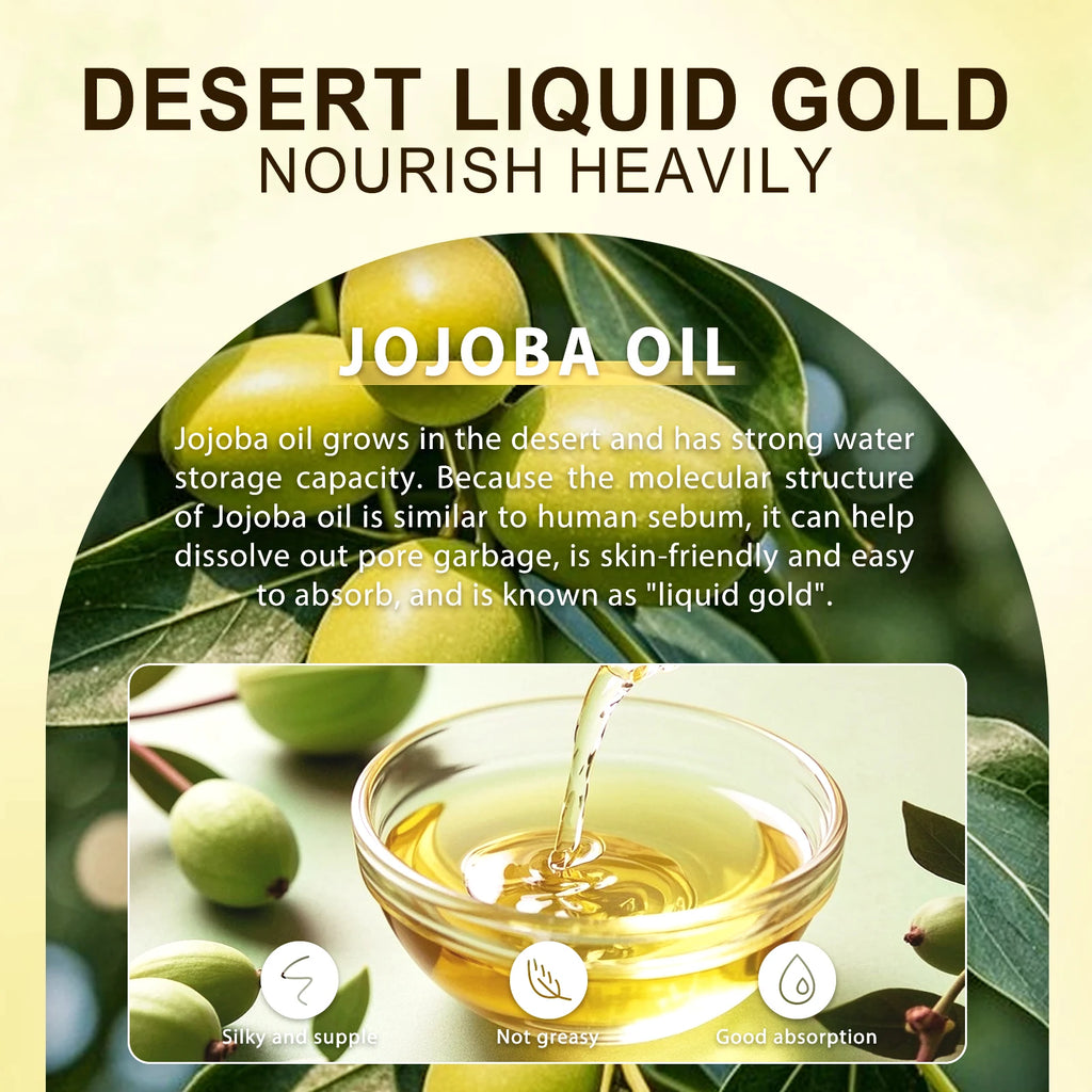 128ml Jojoba Oil Moisturizing Skin Hands Shoulder All Skin Types Nourishing Body Suitable For All Hair Types Gifts Massage Oils