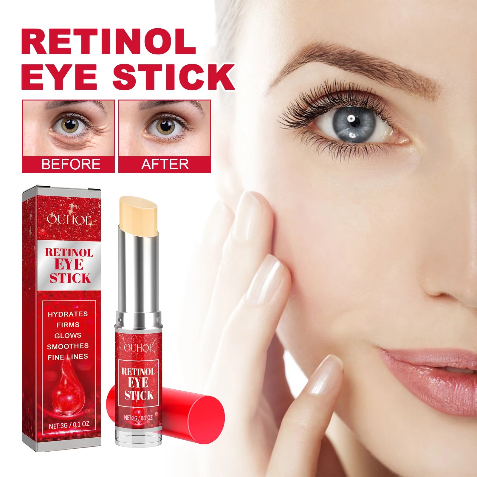Retinol Eye Cream Stick for Smooth Bright Eyes