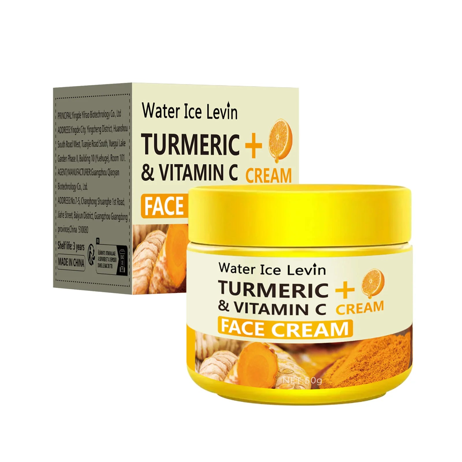 Turmeric Vitamin C Face Cream for Radiant Skin