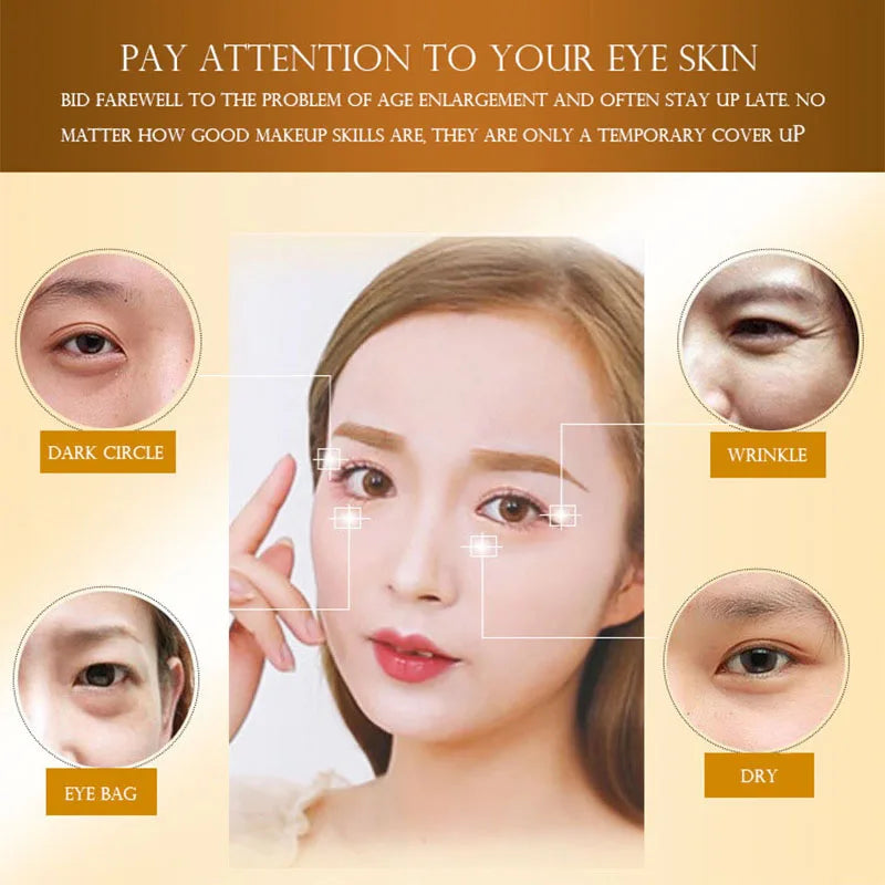 Gold Collagen Eye Patches for Hydrated Bright Eyes