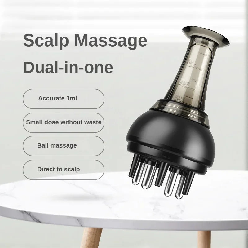 Scalp Applicator Liquid Comb for Hair Growth Serum Oil Nourish Mini Portable Hair Roots Massage Medicine Comb Hair Head Massager